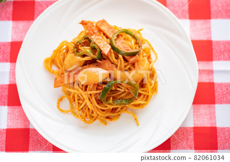 Nostalgic Neapolitan spaghetti created in Japan 82061034