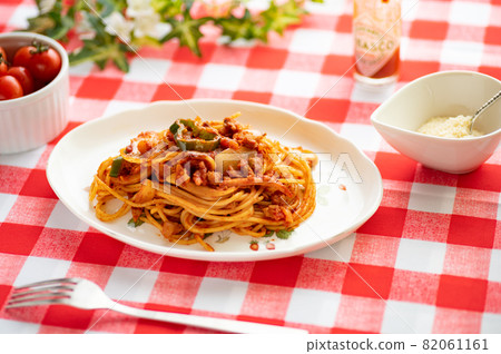 Nostalgic Neapolitan spaghetti created in Japan 82061161
