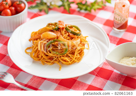 Nostalgic Neapolitan spaghetti created in Japan 82061163