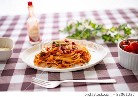 Nostalgic Neapolitan spaghetti created in Japan 82061383