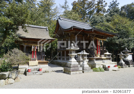 滋賀縣近江八幡市安土町新宮神社本殿 滋賀縣近江八幡市安土町新宮神社本殿 82061877