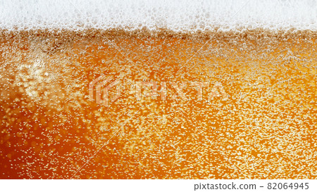Close up of beer bubbles, abstract texture. Close up of beer bubbles, abstract texture. 82064945