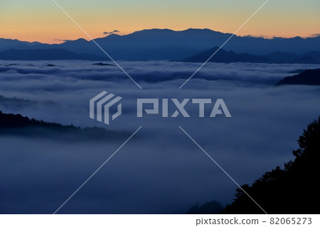 Sea of clouds in Nosakogawa village Sea of clouds in Nosakogawa village 82065273