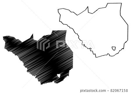 Ararat Province (Republic of Armenia, Administrative divisions of Armenia) map vector illustration, scribble sketch Ararat map.... 82067158