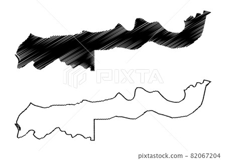 Lower River Division (Subdivisions of the Gambia, Republic of The Gambia) map vector illustration, scribble sketch Lower River Region map Lower River Division (Subdivisions of the Gambia, Republic of The Gambia) map vector illustration, scribble sketch Lower River Region map 82067204
