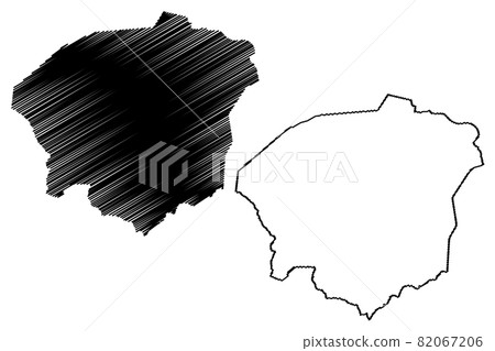 Vayots Dzor Province (Republic of Armenia, Administrative divisions of Armenia) map vector illustration, scribble sketch Vayots Dzor map.. 82067206