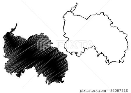 Republic of South Ossetia the State of Alania (Republic of Georgia, Tskhinvali Region) map vector illustration, scribble sketch South Ossetian Autonomous Oblast map.. Republic of South Ossetia the State of Alania (Republic of Georgia, Tskhinvali Region) map vector illustration, scribble sketch South Ossetian Autonomous Oblast map.. 82067318