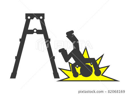 A worker who falls from a tripod and is seriously injured A worker who falls from a tripod and is seriously injured 82068169