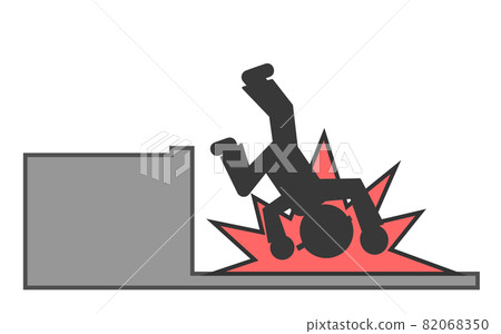 A worker who fell off a step at the site and was seriously injured 82068350