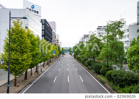 Road to Niigata Station (Bandai Exit) (Local city image, Niigata City, Niigata Prefecture) 82069026