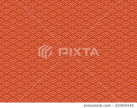 Vermilion background of Qinghai wave 82069448