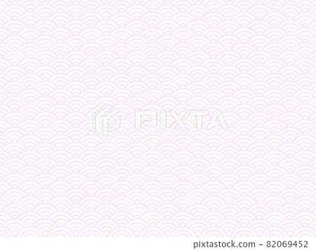 青海波浪背景圖案白色 82069452