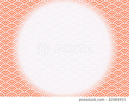 青海波浪背景漸變 82069453