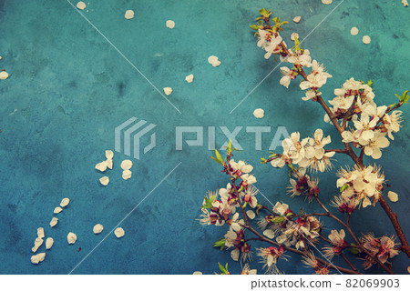 Grunge floral background 82069903