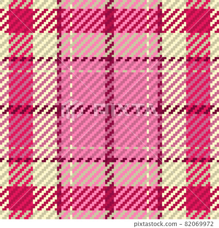 Seamless pattern of scottish tartan plaid. Repeatable background with check fabric texture. Vector backdrop striped textile print. 82069972