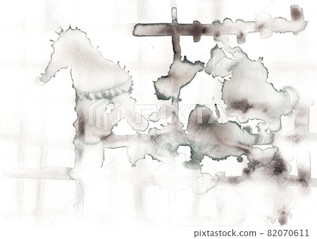 Gray abstract watercolor texture background 82070611