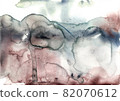 Red and blue abstract watercolor texture background 82070612