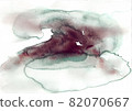 Gray and turquoise abstract watercolor texture background 82070667