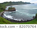 Beach and hill in Hindia ocean 82070764
