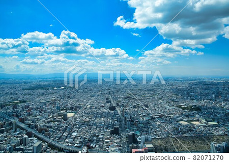 從阿倍野 Harukas 往大阪市阿倍野區住吉區(南)方向看 從阿倍野 Harukas 往大阪市阿倍野區住吉區(南)方向看 82071270