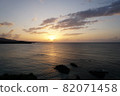Sunset and sea 82071458