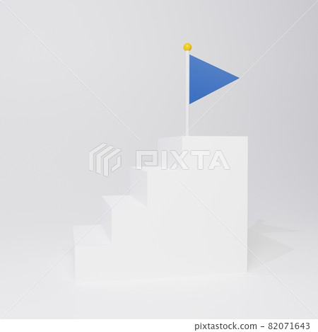 3D材質_簡單的樓梯和旗幟 3D材質_簡單的樓梯和旗幟 82071643