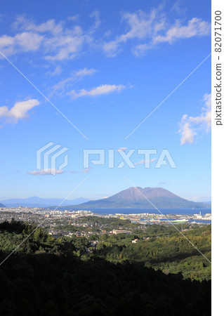 鹿兒島市都市風景 鹿兒島市都市風景 82071700