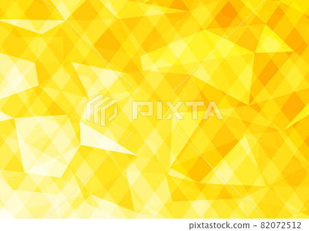 Glittering yellow polygon-like abstract cover design, A3 82072512