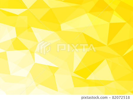 Glittering yellow polygon-like abstract cover design, A3 82072518