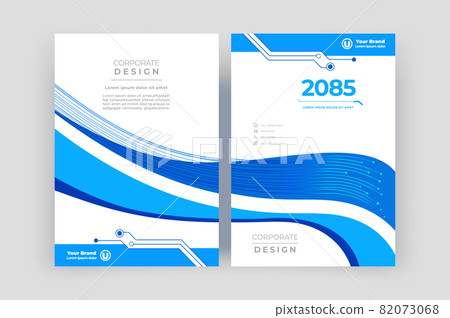 Book cover, book cover, template, brochure. report. 82073068