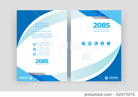 Book cover, book cover, template, brochure. report. 82073078