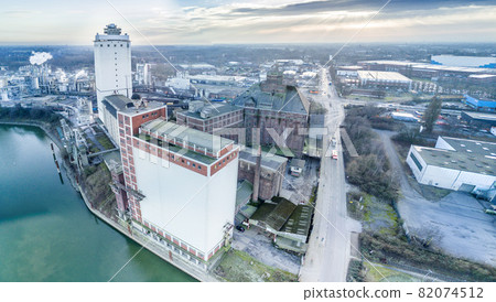 Aerial view of the skyline of Krefeld 82074512