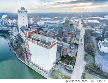Aerial view of the skyline of Krefeld 82074514