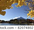 Mt. Fuji in autumn, Lake Kawaguchi ⑧ 82074802