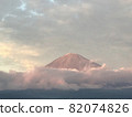 Mt. Fuji sunset Shizuoka prefecture 82074826