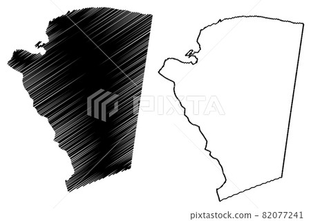 Saint James Parish (Parishes of Jamaica, Cornwall County) map vector illustration, scribble sketch St. James map Saint James Parish (Parishes of Jamaica, Cornwall County) map vector illustration, scribble sketch St. James map 82077241