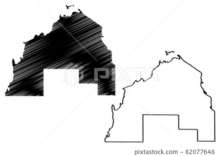 Al Shamal (State of Qatar, Municipalities of Qatar) map vector illustration, scribble sketch Madinat ash Shamal map Al Shamal (State of Qatar, Municipalities of Qatar) map vector illustration, scribble sketch Madinat ash Shamal map 82077648