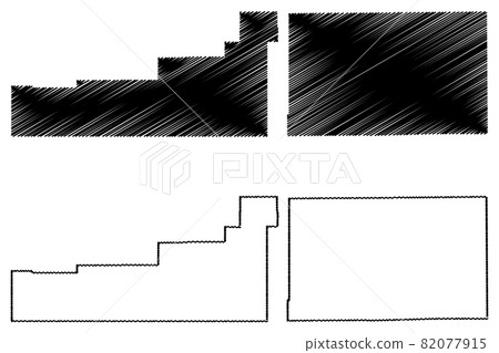 Garfield and Kit Carson County, Colorado (U.S. county, United States of America,USA, U.S., US) map vector illustration, scribble sketch Garfield and Kit Carson map Garfield and Kit Carson County, Colorado (U.S. county, United States of America,USA, U.S., US) map vector illustration, scribble sketch Garfield and Kit Carson map 82077915