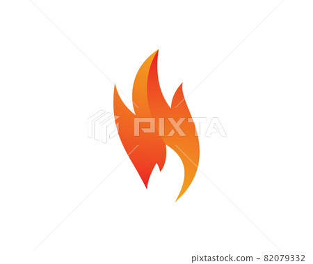 Fire symbol vector icon illustration 82079332