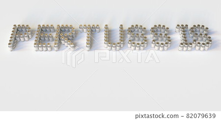 PERTUSSIS text made with many medical vials. 3D rendering PERTUSSIS text made with many medical vials. 3D rendering 82079639