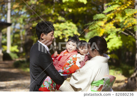 A family prayer for Shichigosan A family prayer for Shichigosan 82080236