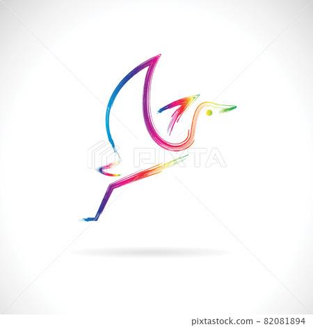 Vector of egret design on white background. Birds logos or icons. Easy editable layered vector illustration. Wild Animals. 82081894