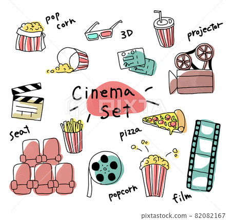 A simple hand-drawn illustration set for the movie 82082167