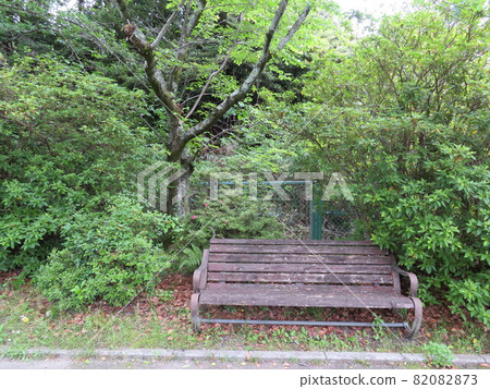 Rusted garden bench Rusted garden bench 82082873