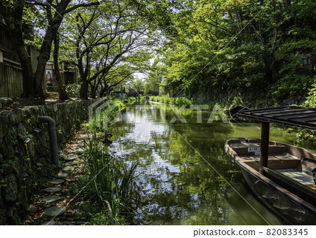 滋賀縣近江八幡市近江八幡八幡堀 滋賀縣近江八幡市近江八幡八幡堀 82083345