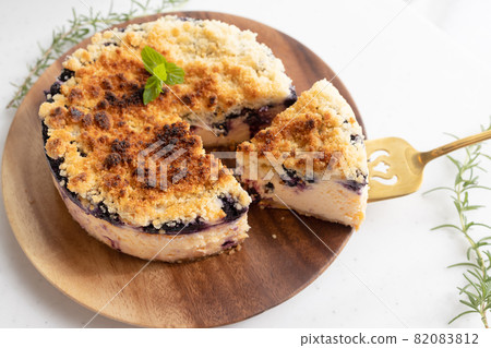 藍莓起司蛋糕 藍莓起司蛋糕 82083812