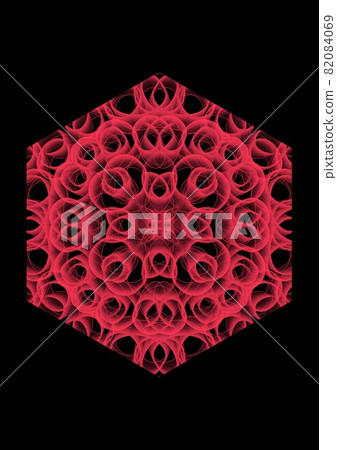 六角牆紙符號標記背景寶石 82084069