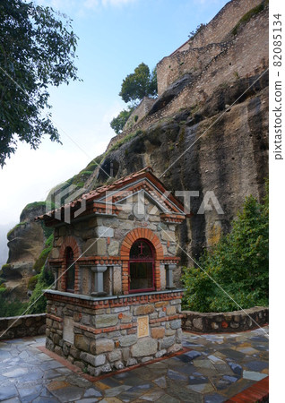 Superb view of the Meteora Monasteries, a World Complex Heritage Site Superb view of the Meteora Monasteries, a World Complex Heritage Site 82085134