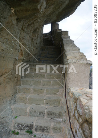 Superb view of the Meteora Monasteries, a World Complex Heritage Site Superb view of the Meteora Monasteries, a World Complex Heritage Site 82085239