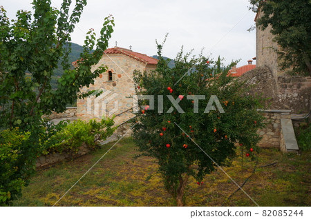 Superb view of the Meteora Monasteries, a World Complex Heritage Site Superb view of the Meteora Monasteries, a World Complex Heritage Site 82085244